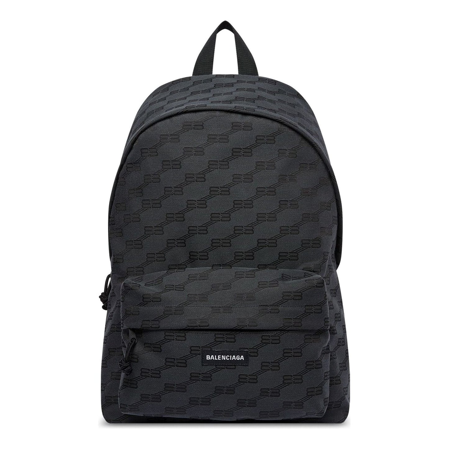 Balenciaga BB Monogram Signature Medium Backpack 'Black' 713044210HH1061